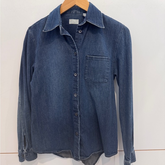 Helmut Lang Vintage Button-Up Shirt in Deep Indigo Size 40 - Picture 5 of 9